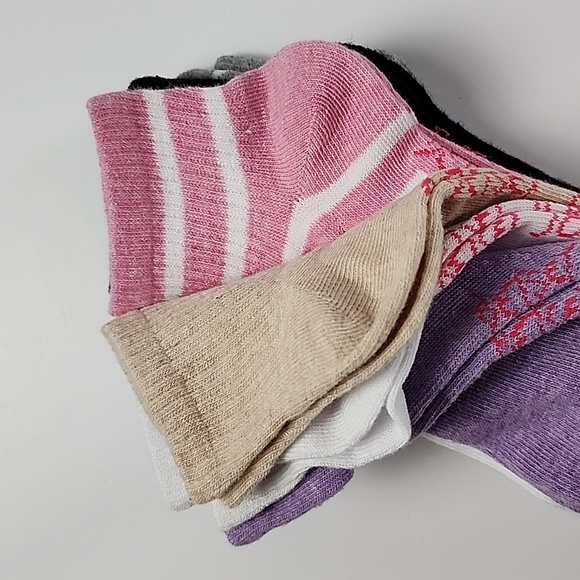 Betsey Johnson Quarters Ankle Socks Rhinestone Multi Colour 6 Pairs Size 5-10 - Picture 6 of 10